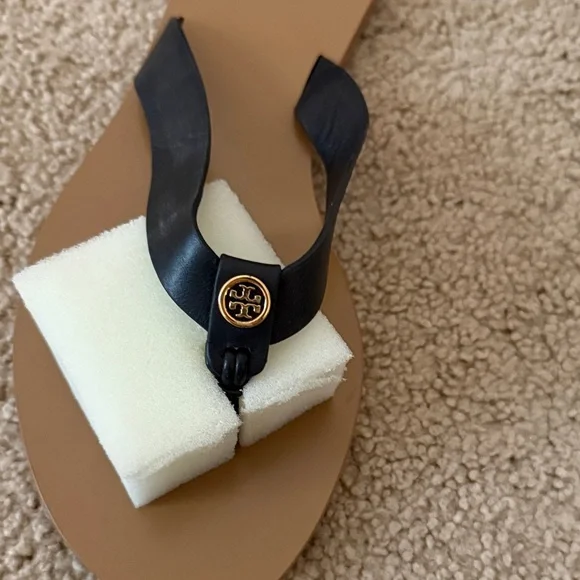Tory Burch Black and Brown Sandals - Picture 4 of 6